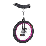 AHAI YU 24inch Roue Violet monocycle, Adultes débutants Super-Hauts Enfants équilibre Cyclisme, 20/18/16 Pouces vélo garçons, Fun Exercice vélo (Size : 18 inch)