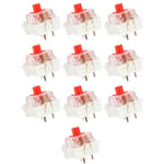 100Pcs Plastic for Cherry Red 3 Pin MX RGB Mechanical Switch Keyboard6086