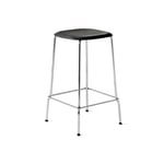 HAY Soft Edge 30 Low barpall Black oak-kromstativ