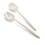 Tierra Salladsbestick 28cm, Milk White