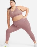 Nike Universa Women's Medium-Support High-Waisted 7/8 Leggings with Pockets (Plus Size)