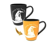 WOW! STUFF Harry Potter Sorting Hat Mug - Hufflepuff | Heat Reveals Your Hidden Hogwarts House | Pour in Your Hot Drink to See Your House | Official Harry Potter Licensed Mug