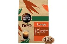 Café et thé Neo Par Dolce Gusto NEO by NESCAFE Dolce Gusto Lungo X12