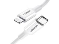 Ugreen cable MFi cable USB Type C - Lightning 20W 3A 0.25 m white (US171)