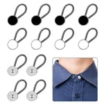 12-pack midjeförlängare för jeans – No Sew Knappförlängare 10 mm