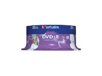 Verbatim - 25 x DVD+R DL - 8.5 Go 8x - argent mat - spindle