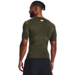 Under Armour Hg Armour Comp Short Sleeve T-shirt Green M / Regular Man