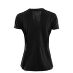 Aclima Womens LightWool Sports T-shirt (Svart (JET BLACK) X-small)