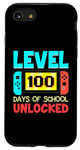 iPhone SE (2020) / 7 / 8 Level 100 Days Of School Unlocked Gamer Video Games Boys Case