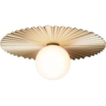 Liila Muuse Wall/Ceiling Lamp 420 mm, Nordic Gold / Opal