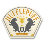 Hufflepuff Label Sticker, Accessories