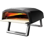 MasterPro Napoli | Four à pizza | Four à gaz portable à cuisson rapide jusqu'à 500 °C | Pizzas prêtes en 60 secondes | Avec sac de transport et plateau en pierre inclus [Classe énergétique A]