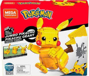 Mega Construx Pokemon Pikachu, 825 Piece Buildable Pikachu, Slight Box Damage