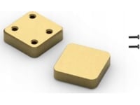Glorious Pc Gaming Race Glorious Numpad Blank Badge - Gold