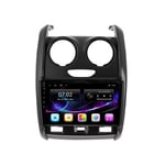 Autoradio 2 Din Bluetooth GPS Écran Tactile Capacitif De 9 Pouces Supporte Bluetooth Main Libre/FM RDS Radio/Lien Miroir/1080P Vidéo/SWC, pour Renault Duster 2015-2018,Quad Core,WiFi 1+16