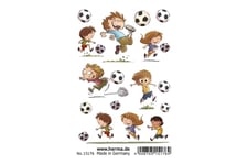 HERMA YOUNG LINE CLASSIC tattoo - temporary tattoo - soccers - 8.4 x 12 cm - flera färger (paket om 12)