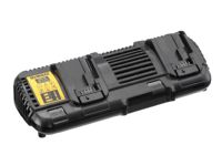 DeWALT XR - Batteriladdare - 2 x batterier laddas - 4 A - för 20V MAX* Compact XR 20V MAX* Premium XR XR DCB125, DCB182, DCB184, DCB187-XJ