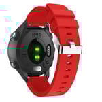 Garmin VivoActive 3/VivoMove HR/Forerunner 645 etc. Klockarmband i silikon - Röd