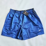 Nike Team Men's Shorts Blue Vintage 90s Size XXL US Collegiate Licensed NWT