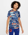 Netherlands Academy Pro Older Kids' Nike Dri-FIT Football Pre-Match Short-Sleeve Top