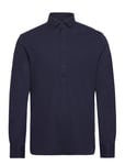 Tommy Hilfiger Dc Pique Popover Rf Shirt Marinblå