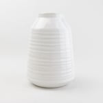 Churchgate Ceramic Ripple 20cm Vase Grey