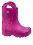Crocs Handle It Rain Boots - Pink, Pink, Size 3 Older
