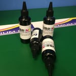 4* Black 100ml Lubrink REFILL INK Bottle HP Deskjet 3637 3638 Printers HP302 302