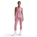 Nike One Dri-Fit Classic Strappy Tank Top Dam Stl. M Rosa Running Singlet