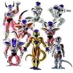 8-pack Dragon Ball Z Frieza Figurine, Tredje Formen, PVC Actionfigurer, Samlingsmodell, Leksaker, Presenter