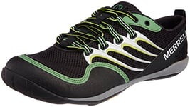 Merrell TRAIL GLOVE J39031, Chaussures de running homme - Noir/vert (Palm Leaf), 48 EU