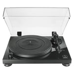 Audio Technica AT-LPW50 Turntable Black Wood Base Piano Vinyl Record Player