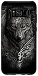 Galaxy S8+ Stylish Viking Wolf Design Wild Animal Viking Wolf Case