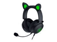 Razer Kraken Kitty V2 Pro - Headset - fullstorlek - kabelansluten - USB - ljudisolerande - svart