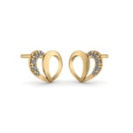 Smykkekæden 8 Karat Guld Stiftörhängen Med Zirconia ORSB039YG8