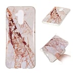Huawei Mate 20 Lite marble pattern case - Style E Brun