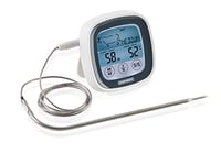Leifheit Digital Roasting and BBQ Thermometer, Oven Thermometer, Food Thermometer, Fridge Thermometer, Freezer Thermometer, Range -45 °C to 380 °C, With Timer - Alarm, Magnet or Folding Stand