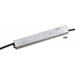 LED transformator 12V/24V 0-100W IP66 (Spänning: 24V DC)