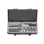 Force Bits and Socket Set 12quot 6sidig amp insex 31 delar