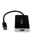 USB 3.0 to HDMI External Video Card Adapter with 1-Port USB Hub ekstern videoadapter