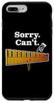 Coque pour iPhone 7 Plus/8 Plus « Désolé, je ne peux pas. Je dois jouer à Marimba » Une blague percussionniste