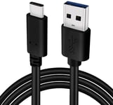 Cbus Wireless 3m USB-C Fast Charging Cable for Samsung Galaxy S20 FE, A21s, A41, A51, A71, M31, M51, Tab S7/S6, (Black)