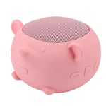 Lecxin Speaker, Built-in Microphone Stereo Wireless Speaker, Bluetooth Speaker, Portable for Mobile Phones for Home Traveling Outgoing(Pink)