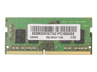 Samsung - Ddr4 - Modul - 8 Gb - So Dimm 260-Pin - 3200 Mhz / Pc4-25600 - Ej Buffrad - Icke Ecc - För Ideacentre Aio 3 22  Thinkbook 14 G3 Itl  15 G3 Itl  Thinkcentre M70a Gen 2  M90a Gen 2