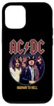 Coque pour iPhone 13 ACDC Highway To Hell Circle Rock Music Band