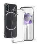 For Nothing Phone (1) Case Clear Shockproof Cover & Glass Screen Protector