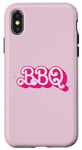 iPhone X/XS BBQ Barbecue Grill Pink Retro Funny BarBQ Classic Girl Gear Case