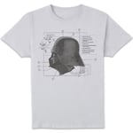 Star Wars Mask Diagram Unisex T-Shirt - White - 3XL