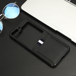 Z Flip 5 Fodral, Samsung Galaxy Z Flip 5 Fodral Med Kortplatser, Galaxy Z Flip 5 Fodral Med Kortficka black