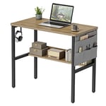 CubiCubi Bureau Informatique Ordinateur - 80 * 40 * 73 cm Simple Bureau Petite PC Table Stable pour Bureau, Domicile, Chambre, Salon, Expresso